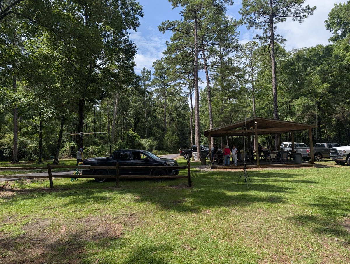South Alabama POTA Posse group activation at Blakeley