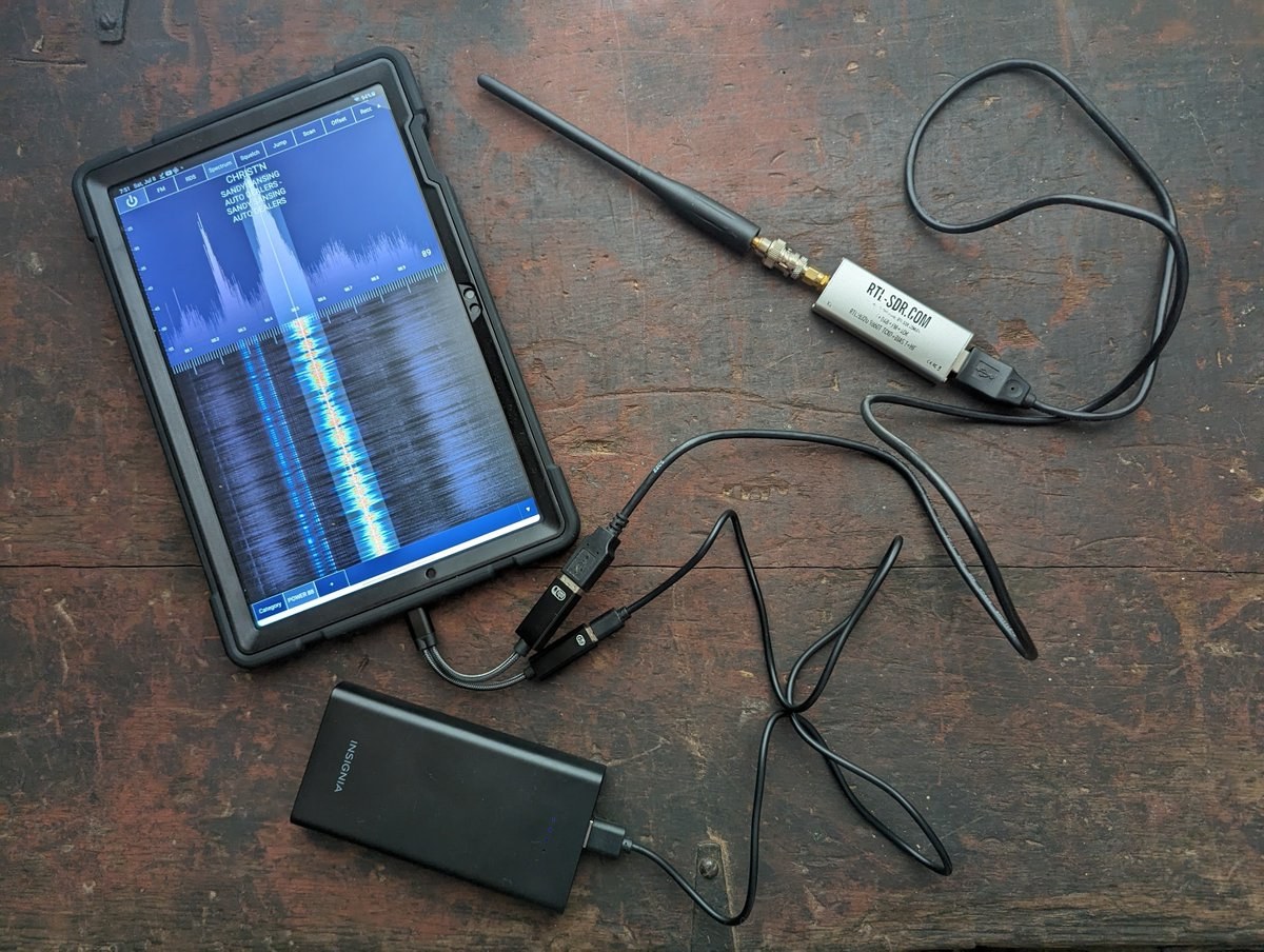 SDR listening functionality can be easily added to existing devices using readily available software applications.