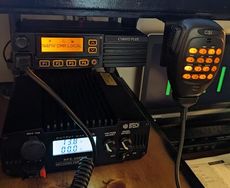 Connect Systems CS800D PLUS on the N4FIV DMR network