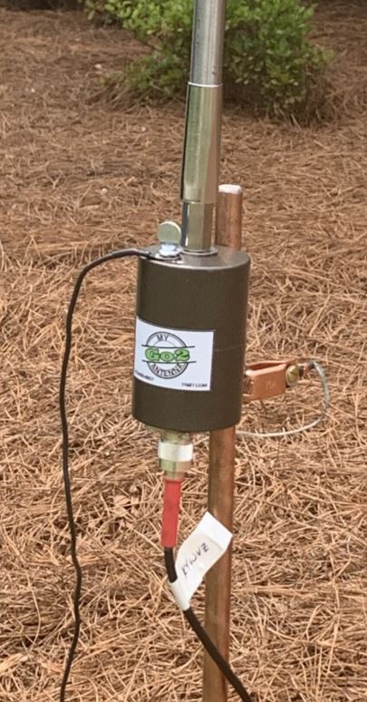 Go2Antenna base, closeup