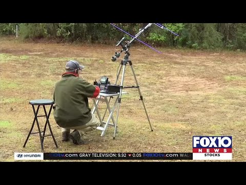 Local news segment on the Winter Field Day AO-73 contact