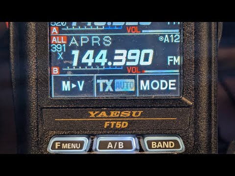 APRS Thursday with Yaesu FT5D MSG TEXT